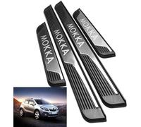 ACRUZ Car Door Sill Protector for Opel Vauxhall Mokka, Stainless Steel Anti Scratch Non-Slip Scuff Guard Trim Sticker Trim Inner
