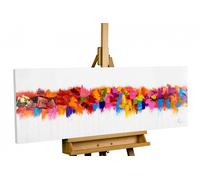 Acryl painting 'COLOUR DISPLAY ON THE HORIZON' | Hand-painted on canvas ...