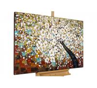 Acryl painting 'MAGIC IN THE TREETOPS' | Hand-painted on canvas 47x31inches