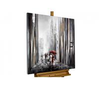 Acryl painting 'WITH YOU BY MY SIDE' | Hand-painted on canvas 31x31inches