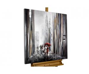 Acryl painting 'WITH YOU BY MY SIDE' | Hand-painted on canvas 31x31inches
