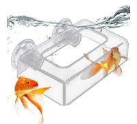 Acrylfischfutterfuttermittel - Fester Fischfutterfuttermittel, Anti-Drift-Fischtank-Lebensmittelspender | Stable Struktur -Feeder -Versorgung Zum Fütterung Des Schwimmenden Futters Oder Flockenfutt