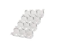 Acrylic 12 Grid Egg Storage Box for Fridge Organization | Tray, Holds up 12 Eggs, Space Saving Design, Kitchen Cabinets and Countertop Display