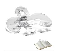 Acrylic 12° Scientific Stand Transparent Bookmark, Book Clip Page Holders for Reading, Book Holders for Reading Hands Free Easy to Carry Fixed Manuscript