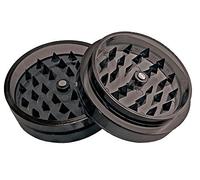 Acrylic 2pc Grinder with Magnet Smoke Color