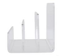 Acrylic 3-Slot Desktop Mail Sorter Offering Stability and Visual for Daily Document Organization Tasks