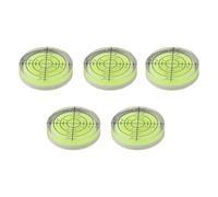 Acrylic 32mm For Spirit Bubble Level with Degree Mark for Precision Measurement on Circular Tools and Equipment (5PCS)
