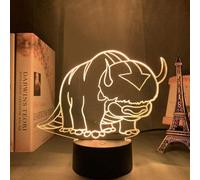 Acrylic 3D Lamp Avatar The Last Airbender Night Light for Kids Nursery Decor The Legend of Aang Appa Figure Table Night Light leludnst