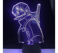 Acrylic 3d Lamp For Kid Itachi Anbu Led Anime Lamp Naruto Figure Nightlight Bedroom Decor