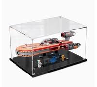 Acrylic 75341 Land Speeder Lego Display Case, Collectible Protective Dust Proof Gift Decorative Display Case, Compatible with 75341 (Block Model Not Included) (3MM)