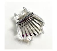 Acrylic 8-Key Mini Thumb Piano Portable Kalimba Finger Piano Musical Instrument With Lanyard Thumb Piano (Color : 06)