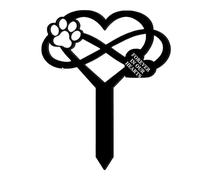ACRYLIC-ACRYLIC Pet Persaments Memorial for Dogs and Cats, Decorative Beam Symbol | Sustainable Burial for Lawns, Decisions That Express Places of Memory of Animals, Memory