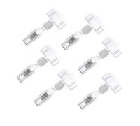 Acrylic Advertising Clip Label Holder 6pcs for Price Tags and Signs | Neat Shelf Signage, Tool Free Setup, for Restaurants, Markets, Bakeries and Supermarkets