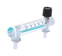 Acrylic Air Flow Meter with 8mm Hose Barb Oxygen 2.5-25l