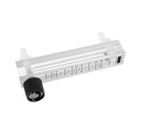 Acrylic Air Flow Meter with Control Valve 2-20 Lpm for Laboratory Gas Lines | Measures and Regulates Air or Gas Flow, Fits Tight Spaces, Panel Mounting Design, Stable Readings for Aquarium Use