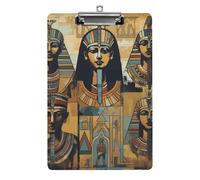 Acrylic Ancient Egypt Tribe Series Clipboard Clipboards with Low Profile Metal Clip Not Easy to Fall Off Clip Board Cute Clip Boards for Office & Professionals 8.5x12.5