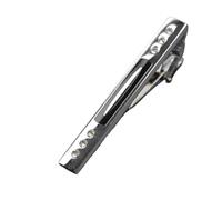 Acrylic and Copper Tie Clip, Simple Square Design Tie Clamp, Fashion Wedding Gift Style Men's Tie(Style 1)