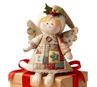 Acrylic Angel Doll Craft - DIY Handmade Christmas Ornament For Beginners | 6 Inch Vintage Style Sewing Project, Healing Holiday Activity & Rustic Home Decor Kit