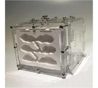 Acrylic Ant Colony Castle Acrylic Ant Nest Ecological Ant Castle With Feeding Area Pet Ant Mound Workshop Ant Nest Villa Feeding Box Ant Habitat House Science Experiment Learning Set(B)