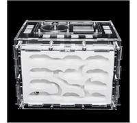 Acrylic Ant Colony Castle Acrylic Ant Nest Ecological Ant Castle With Feeding Area Pet Ant Mound Workshop Ant Nest Villa Feeding Box Ant Habitat House Science Experiment Learning Set(C)