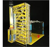 Acrylic Ant Colony Castle DIY Ant Farm Acrylic Villa With Feeding Area Ant Nest Insect House Ant Feeding Nest Pet Enthusiast Eco Workshop(Yellow)