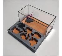 Acrylic Ant Colony Castle DIY Flat Ant Nest 3D Acrylic Concrete Ant Farm Ecological Ant House Pet Ant Hill Castle Insect Box Workshop(B)
