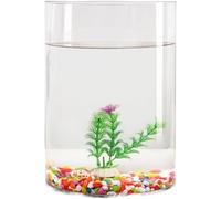 Acrylic Ant Colony Castle Transparent Glass Fish Tank, Aquarium, Small Ecological Tank, Cylindrical Large Tank, Accessory Tank, Goldfish Tank(001)