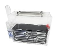 Acrylic Ant Farm Castle - DIY Science Observation Nest, Workshop Habitat for Live Ants, Educational STEM Toy Pet house(Nero)