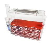 Acrylic Ant Farm Castle - DIY Science Observation Nest, Workshop Habitat for Live Ants, Educational STEM Toy Pet house(Orange)