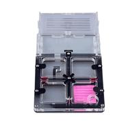 Acrylic Ant Farm Castle - Moisturizing Display Box Nest Habitat for Live Ants, Educational Ant Colony Observation Ant Habitat(Nero)