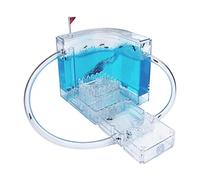 Acrylic Ant Farm Habitat - Nest Feeding Area Castle House Sand Workshop Home for Kids, Display Box With Translucent Gel