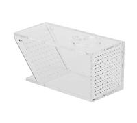Acrylic Aquarium Fish Tank Crab Trap Catcher Box Transparent One Way Valve Design for Freshwater Crabs Shrimp and Other Living Creatures Safe Hygienic and Easy to Use Material