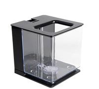 Acrylic Aquarium, S Gravity Self-Cleaning Fish Tank, Small Desktop Acrylic Betta Fish Tank, Mini Tabletop Aquarium/Fish Bowl, No Water Change Required, For Office, Living Room,Gree