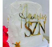 Acrylic Aquarius Zodiac Sign Cake Topper,Aquarius Season Energy/12 Zodiac Constellation Theme Birthday Cake Decor,January/February Decorations for Wedding Birthday baby showers Party Decoration