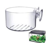 Acrylic Aquatic Plant Cup - Water Plant Acrylic Stand for Fish Tank, Decorative Tool with Permeation Holes for Saltwater and Freshwater Aquarium