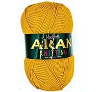 Acrylic Aran 400g (140 Mustard)