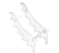 Acrylic Arc-shaped Pen Rack for Office Writing Tools Display | Simple Generous Styling, Supports Pens and Cosmetics Brushes, Acrylic Build, One Piece