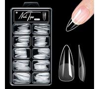 Acrylic Artificial Nails Tips Half Covered False Nails Half Covers Fake Nails Before File Press On Nails 100 Pieces Glue On Nail