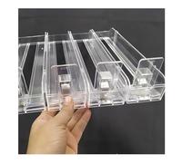 Acrylic Automatic Cigarette Display Holder, 30pcs Pushers, Versatile Store Shelves for Effective Merchandising (28x8.5 cm) - Ideal for Retail Spaces