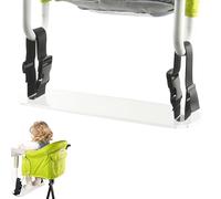 Acrylic Baby Footrest Compatible with Inglesina Fast Table Chair, Adjustable Baby Footrest for Hook On High Chair, Sturdy Baby Footrest Fit for Clip on Table Chair with Tray