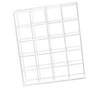 Acrylic Badge Display Case Dustproof Pin Storage Box with Compartment for Collectors and Lovers Anime Lovers Display Box, フリーサイズ