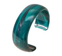 Acrylic Bangles Women Stylish Wide Round Wristbands Fashionable Acrylic Jewelry Opening Bangle Present For Women Girls Irregular Shape