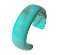Acrylic Bangles Women Stylish Wide Round Wristbands Fashionable Acrylic Jewelry Opening Bangle Present For Women Girls Irregular Shape