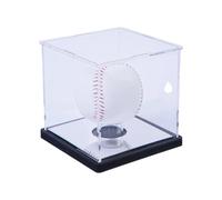 Acrylic Baseball Display Case Clear Baseball Holder Display Box Square Holder Dustproof Case Enduring Acrylic Waterproofs Cubes Box