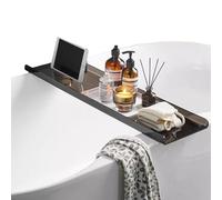 Acrylic Bath Tray - Transparent Bathtub Shelf for Bath Bombs & Accessories Over-the-Tub StorageStylish Bathroom Décor& Functional