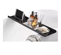 Acrylic Bathtub Tray Transparent Bath Caddy for Bath Bombs Over-the-Tub Storage Shelf Bridge RackPerfect for Relaxation & Spa Experience