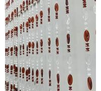 Acrylic Beaded Door Curtain, 195 x 100 cm Hanging Fly Insect Bug Screen Curtain, Doors Doorways Dividers