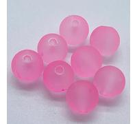 Acrylic Beads, Acrylic Beads 10mm 100pcs Multicolor(Rose Red)