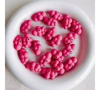 Acrylic Beads, Acrylic Beads 25MM 3D Cloud Multicolor Pack of 20 Made in China(3#)