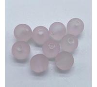 Acrylic Beads, Acrylic Beads Multicolor 10MM 100 pcs(Pink)